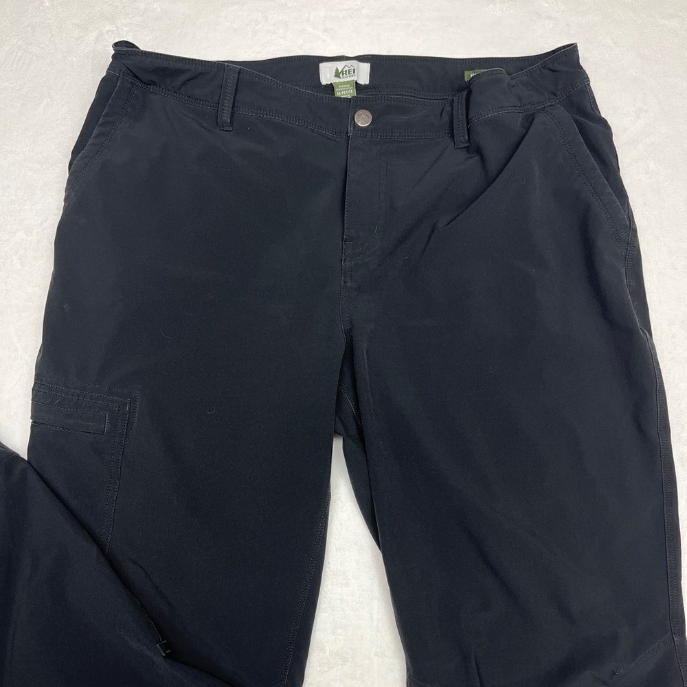REI co-op Women’s Regular Fit Hiking Utility Black Pants Size 16 Petite